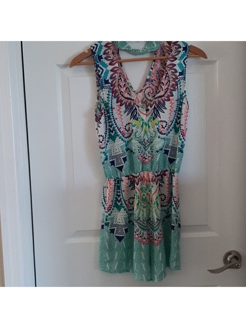 City Triangles Coloful Romper - Picture 7 of 13